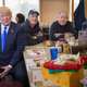 Republican presidential candidate Donald Trump waiting to be interviewed by Fox News at a George Webb diner on April 5, 2016, in Wauwatosa, Wis. (Scott Olson/Getty Images)